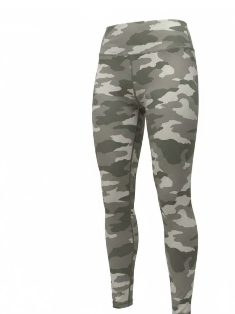 Aerie Chill Play Move High Rise Camo Leggings Green Olive Small S